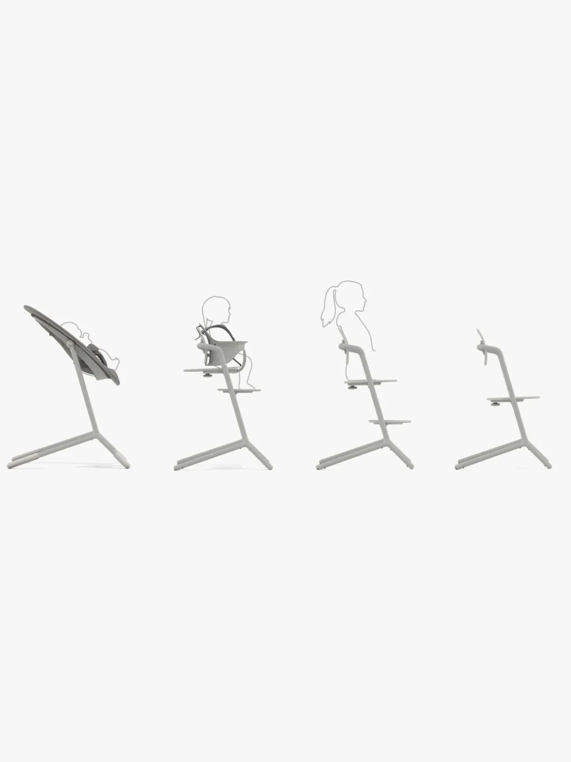 Cybex Lemo Højstol, Suede Grey