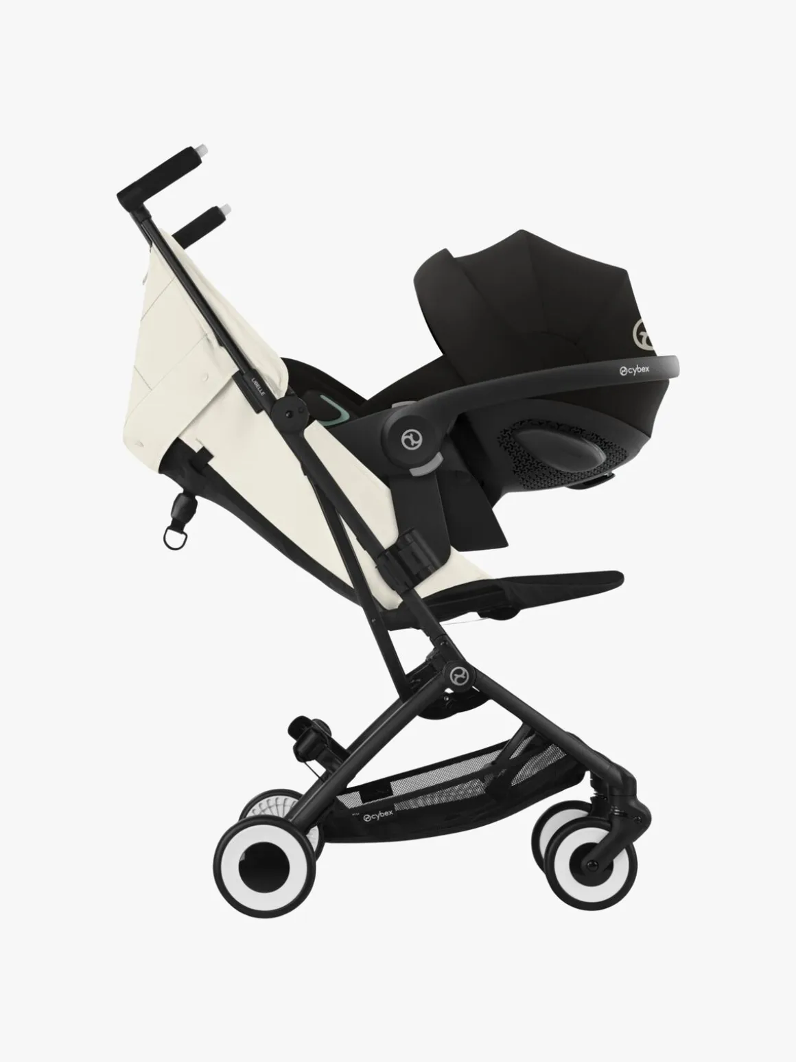 Cybex LIBELLE Klapvogn, Black/Canvas White