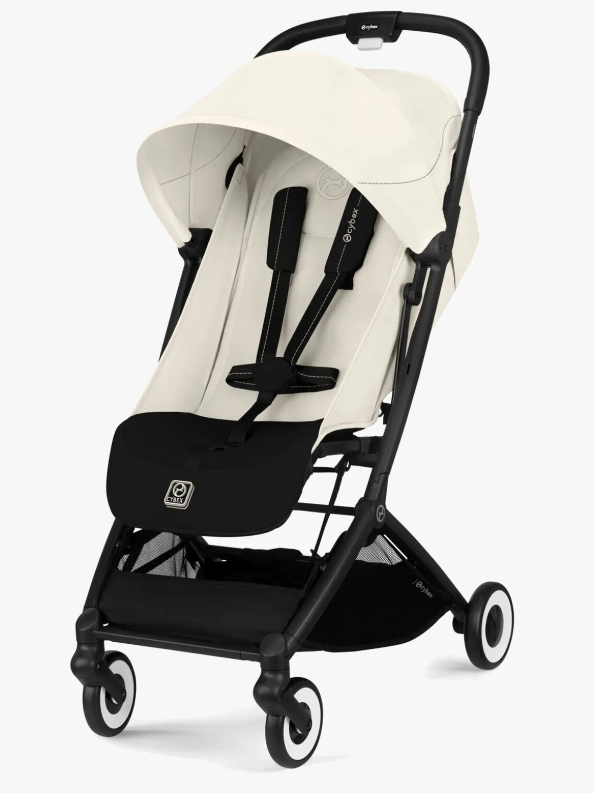 Cybex ORFEO Klapvogn, Black/Canvas White
