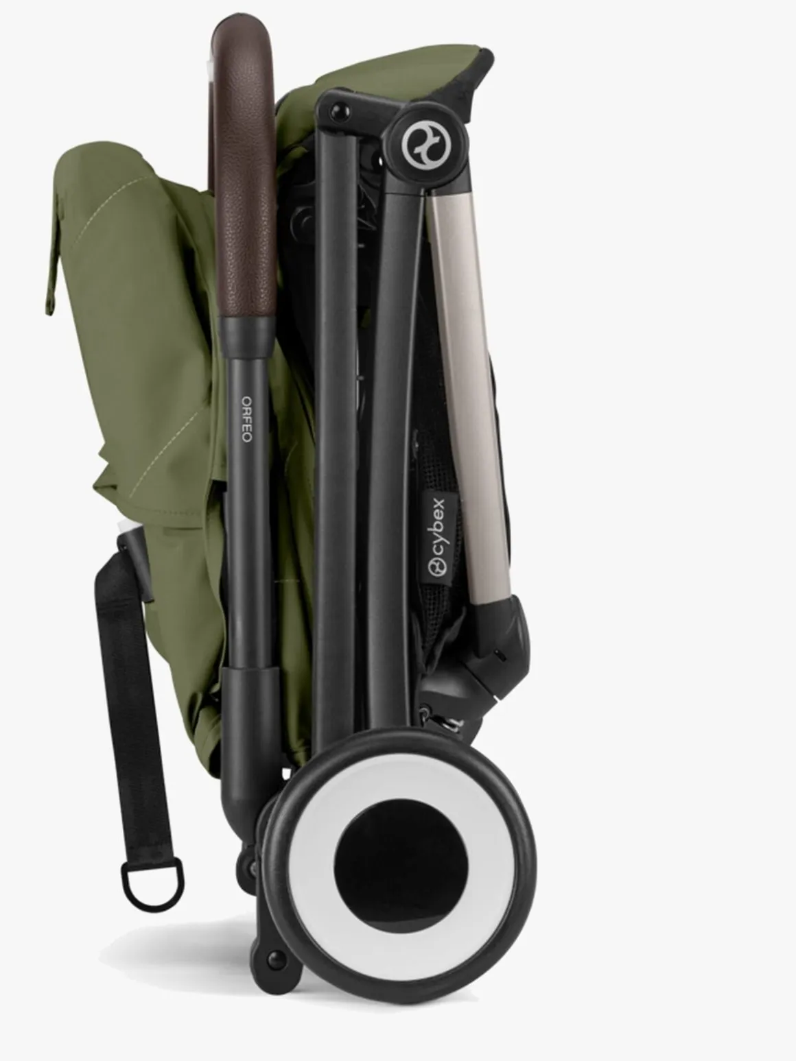 Cybex ORFEO Klapvogn, Taupe/Moss Green