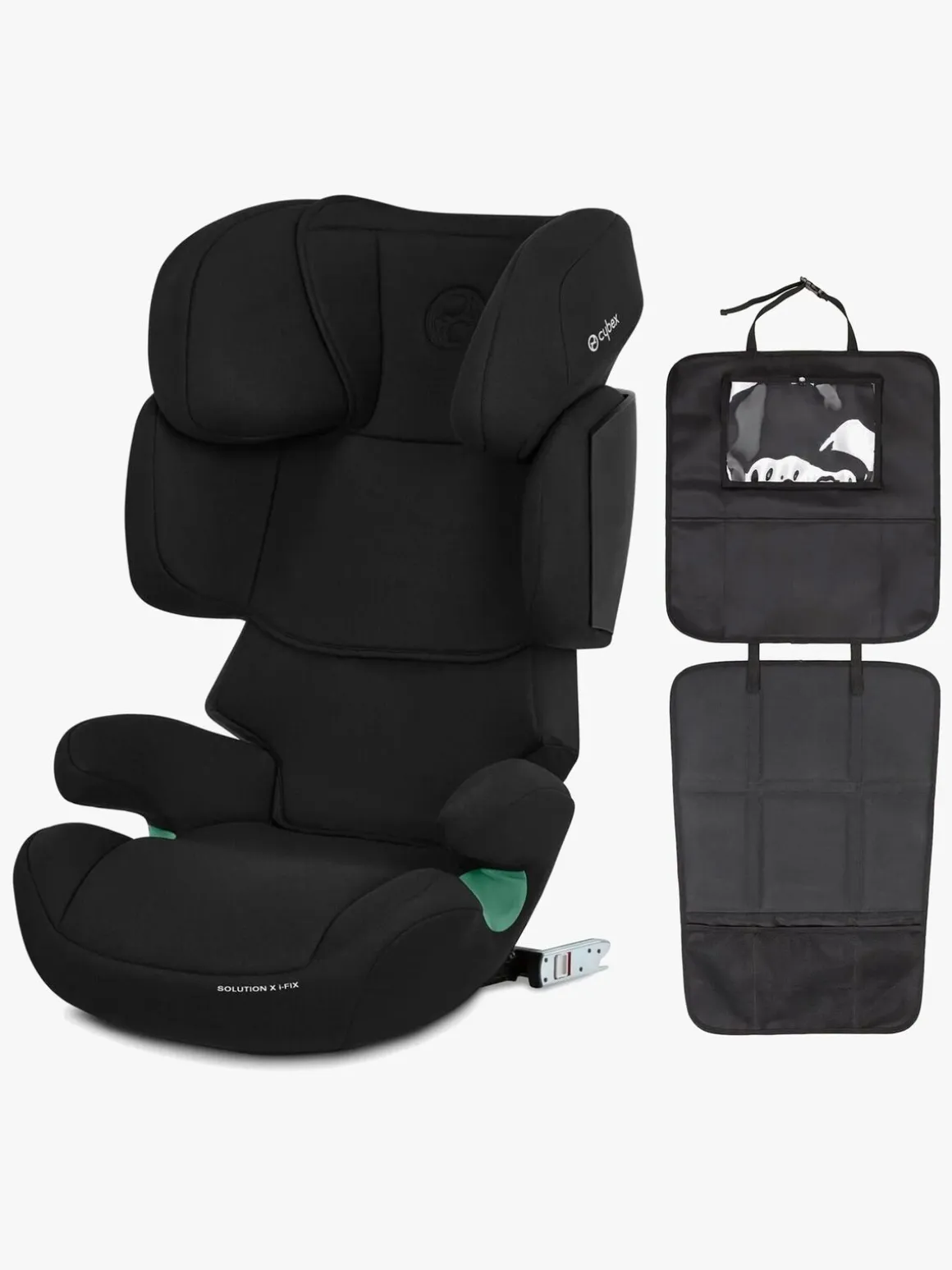 Cybex Solution X i-Fix Autostol inkl. Beemoo 3-i-1 Sædebeskytter, Pure Black