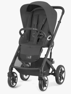 Cybex TALOS S Lux Duovogn inkl. Beemoo Route i-Size Autostol Baby & ISOFIX Base, Moon Black/Black Stone