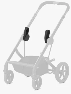 Cybex TALOS S Lux Duovogn inkl. Beemoo Route i-Size Autostol Baby & ISOFIX Base, Moon Black/Black Stone