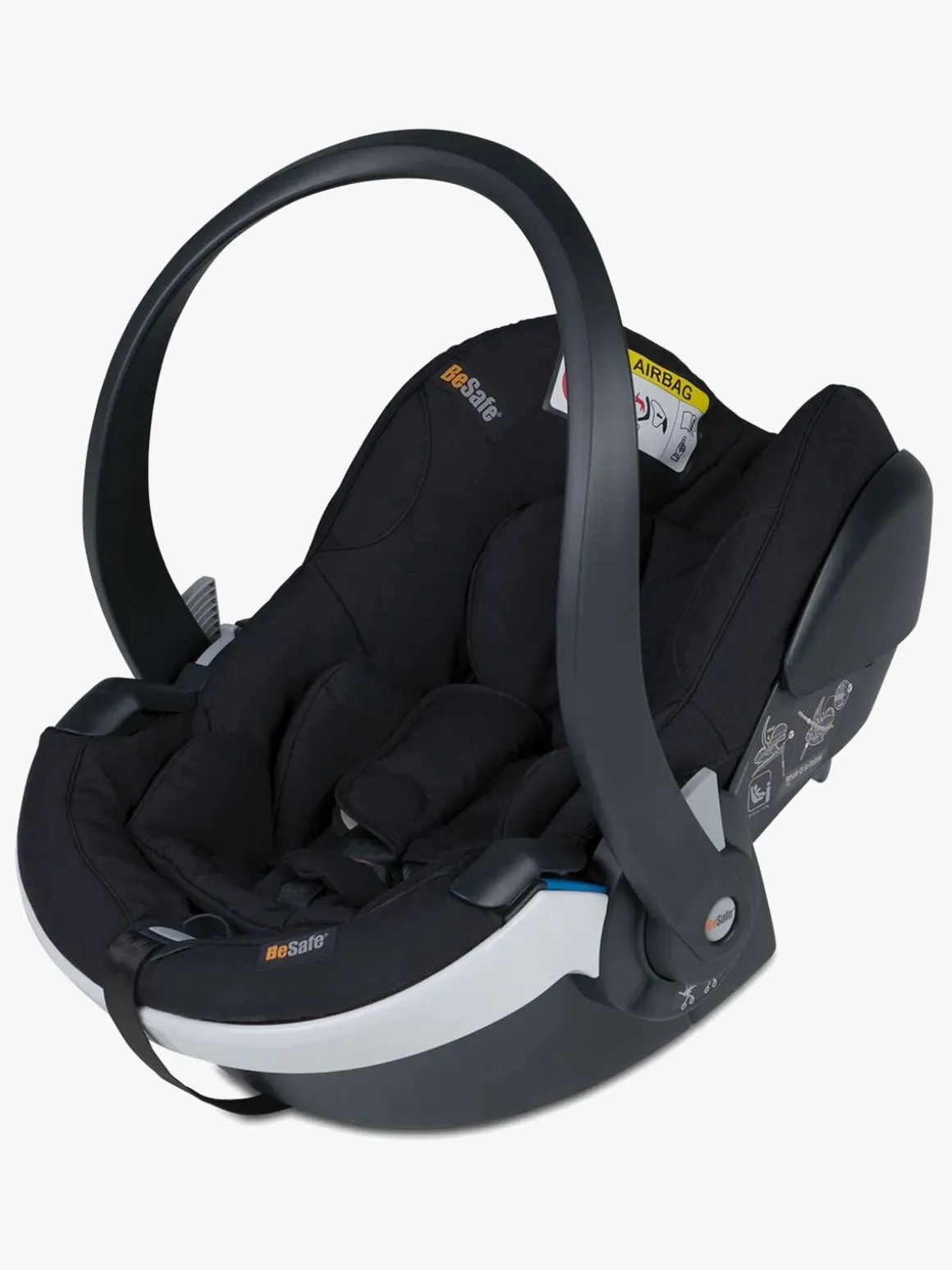 Cybex TALOS S Lux Duovogn inkl. BeSafe iZi Go Modular X2 i-Size Autostol Baby, Moon Black/Black