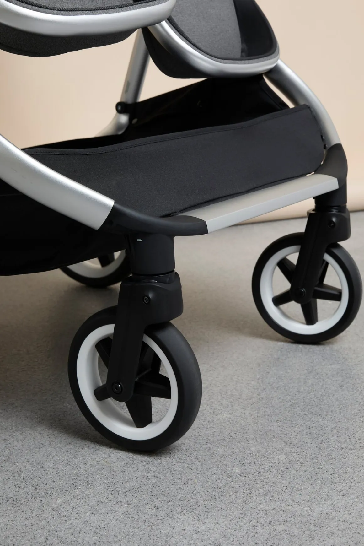 DEMOEKSEMPLAR Beemoo Pro Twin Søskendevogn, Grey