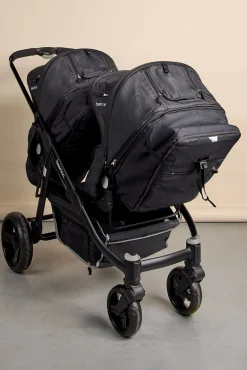 DEMO-EX Beemoo Premium Søskendevogn, Black Melange