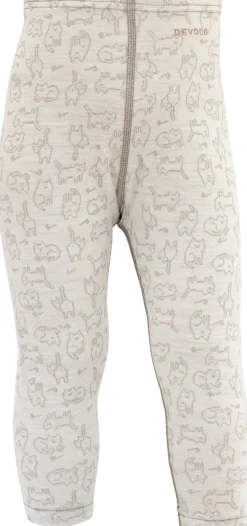 Devold DUO ACTIVE Lange Underbukser Merinould BABY, Raw White