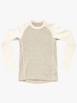 Devold Duo Active Merino Skiundertrøje Jr, Raw White