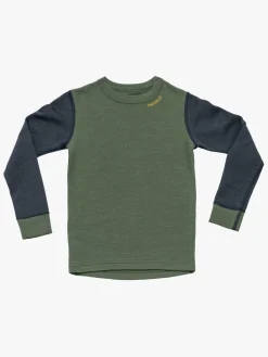 Devold Expedition Merino Skiundertrøje Kid, Night/Forest