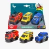 Dickie Toys Mini Redningskøretøjer 3-pak