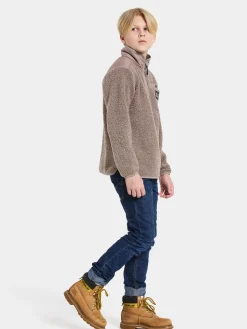 Didriksons Exa Fleecetrøje, Ash Brown