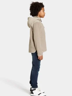 Didriksons Exa Fleecetrøje, Beach Beige