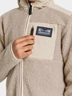 Didriksons Exa Fleecetrøje, Beach Beige