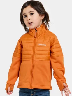 Didriksons Filur Hybridjakke, Orange Jam