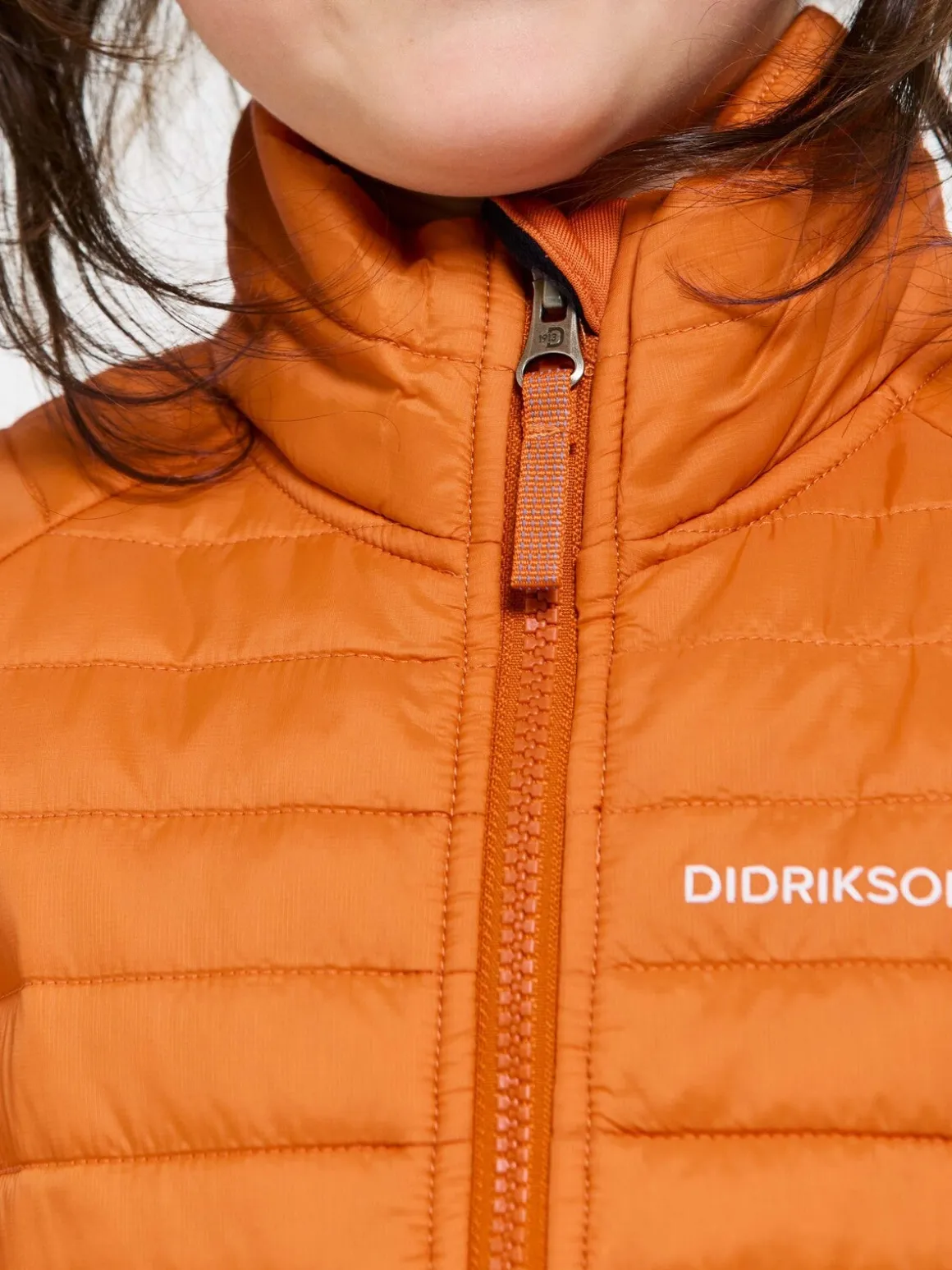 Didriksons Filur Hybridjakke, Orange Jam