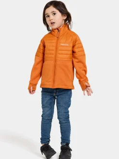 Didriksons Filur Hybridjakke, Orange Jam