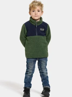 Didriksons Gosig Fleecetrøje, Pine Green