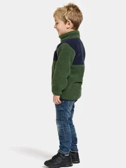 Didriksons Gosig Fleecetrøje, Pine Green