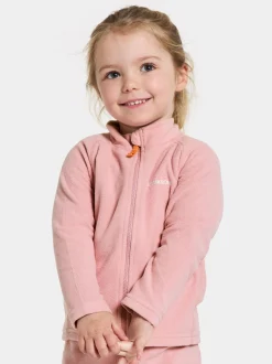 Didriksons Monte Fleecetrøje, Soft Pink