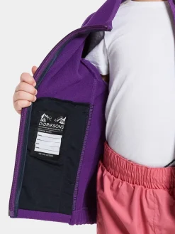 Didriksons Muskot  Vindtæt Vindtæt Fleecetrøje, Royal Purple