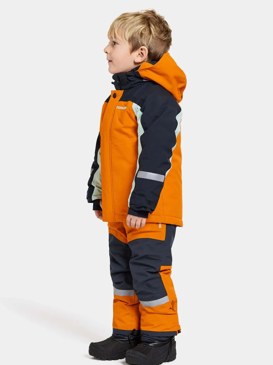 Didriksons Neptun Vinterjakke, Orange Jam