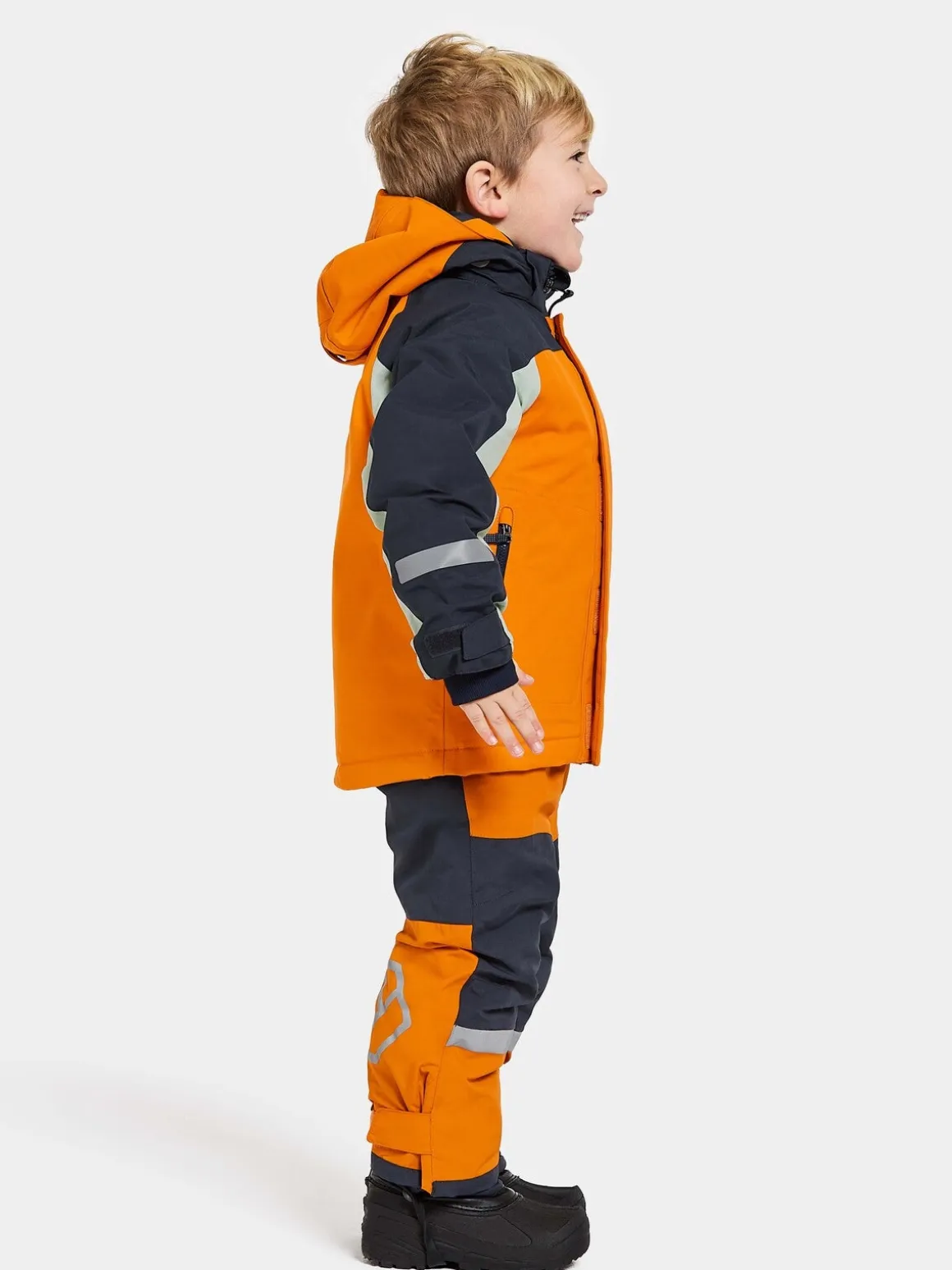 Didriksons Neptun Vinterjakke, Orange Jam