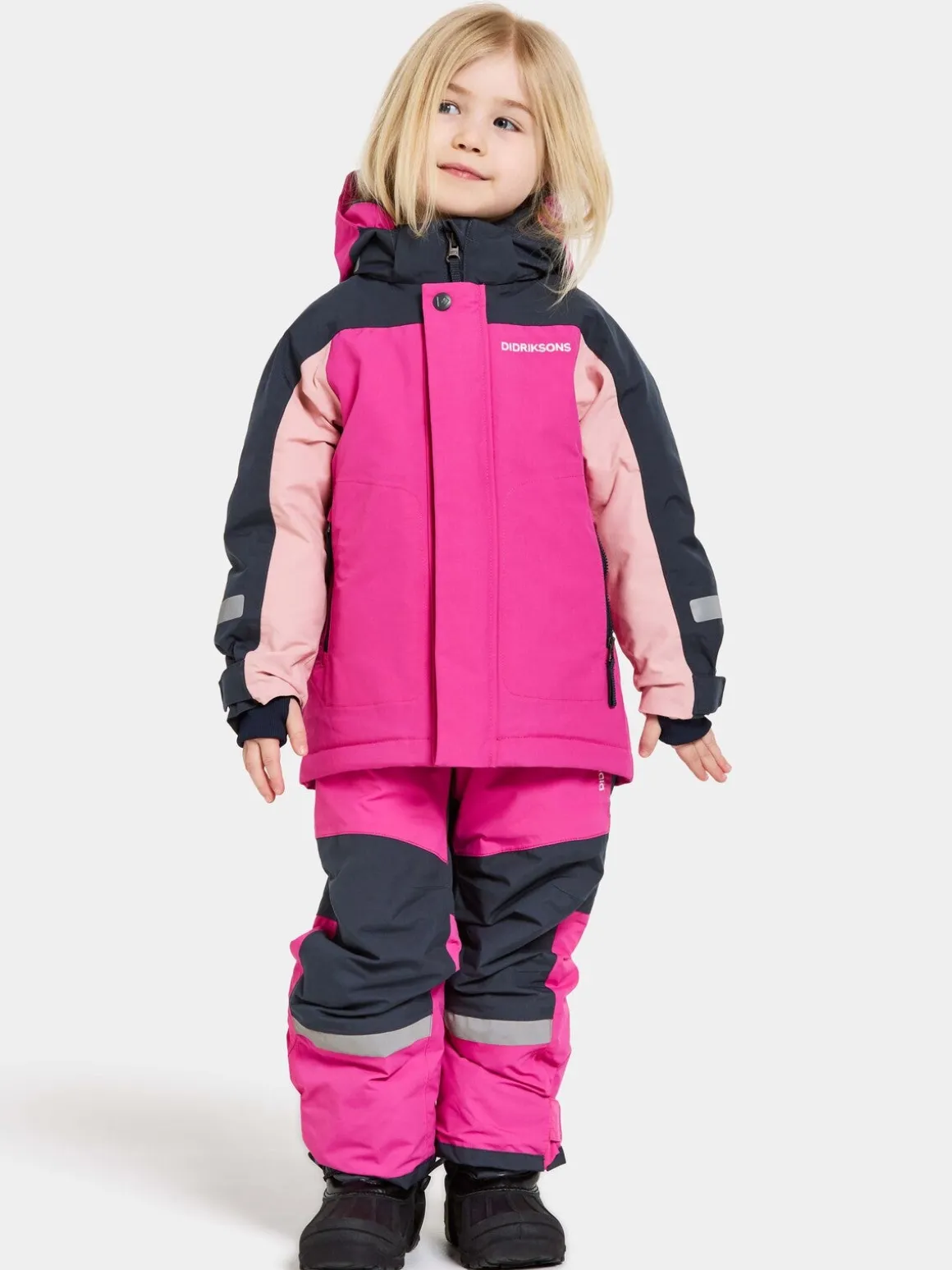 Didriksons Neptun Vinterjakke, Plastic Pink