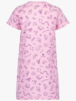 Didriksons Smultron Kjole, Doodle Orchid Pink