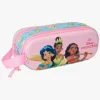 Disney Princess 3D Dobbelt Penalhus, Lyserød/blå