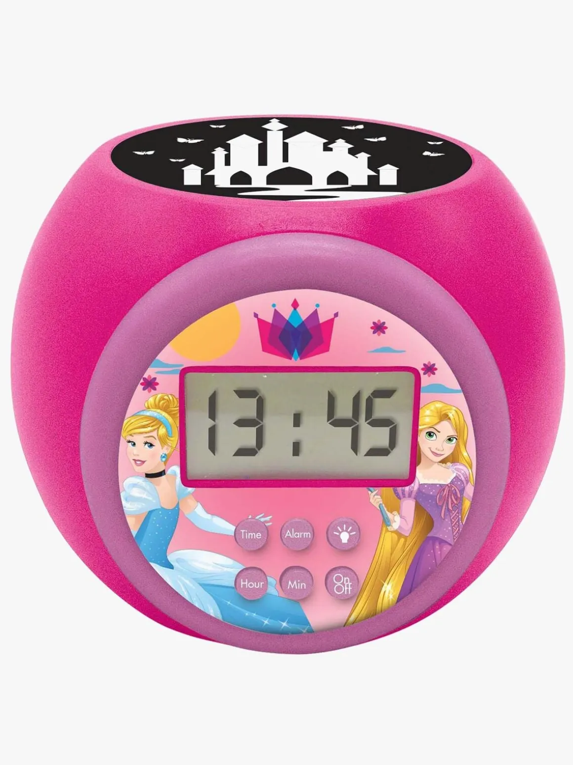 Disney Princess Projector Vækkeur, Lyserød