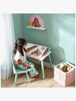 Disney Vaiana Skrivebord med Stol, Blå