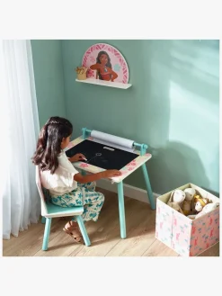 Disney Vaiana Skrivebord med Stol, Blå