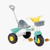 Dolu My First Trike Parent Handle Trehjulet Cykel, Hvid/Blå