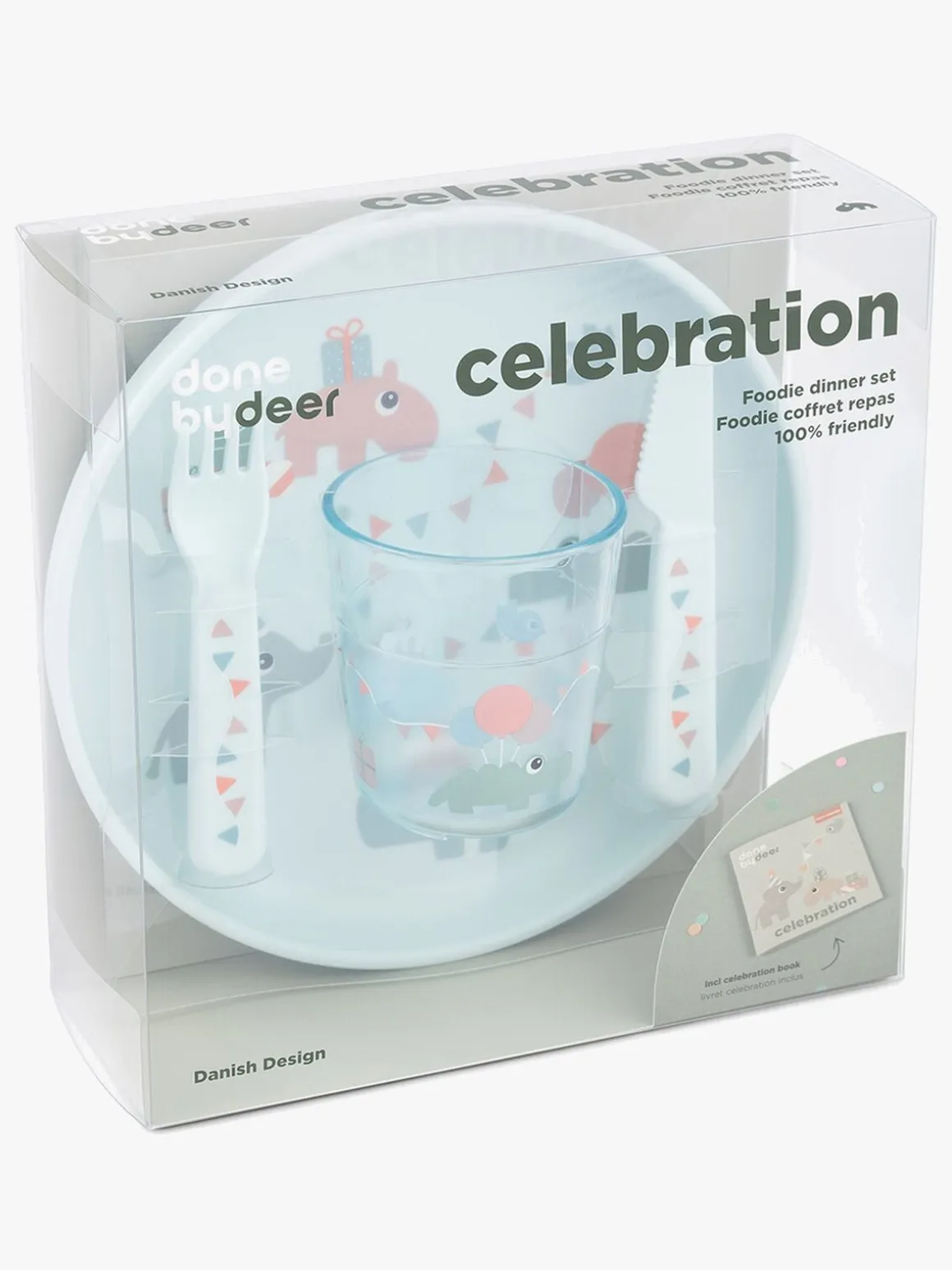 Done By Deer Foodie Spisesæt Celebration, Blue