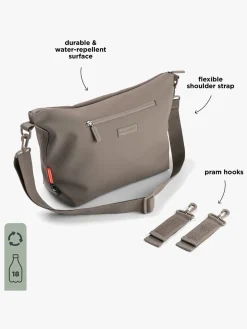 Done By Deer Pusletaske med Barnevognskroge, Taupe