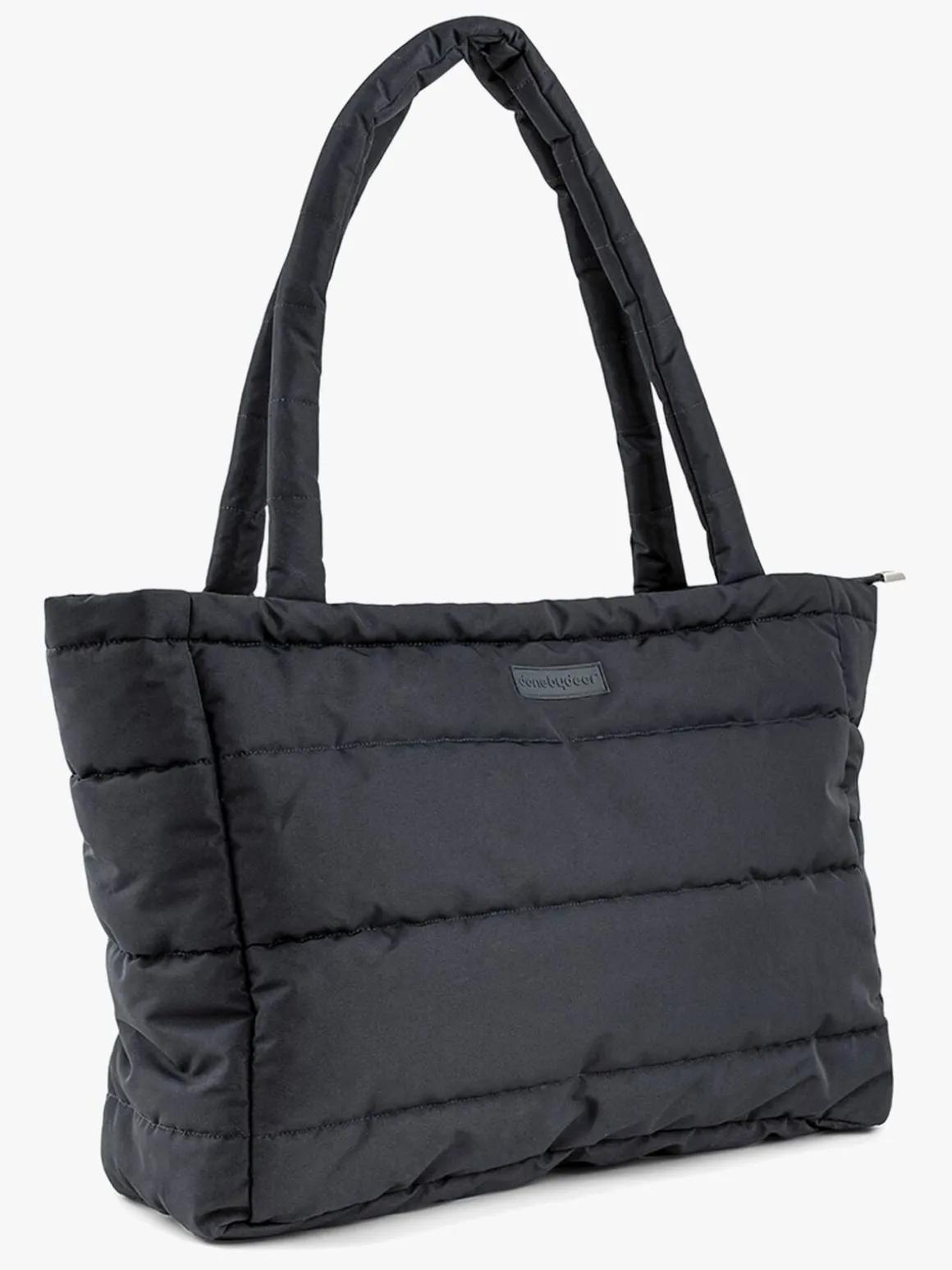 Done By Deer Quiltet Tote Pusletaske, Sort