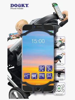 Dooky Universal Mobilholder IPhone, Sort