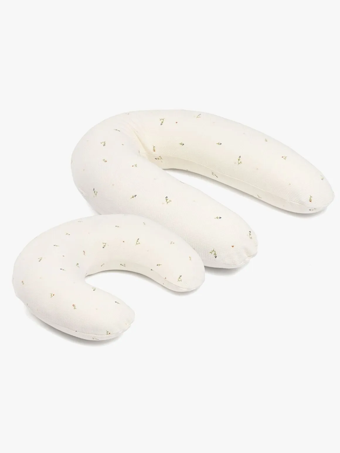 Doomoo Amme- & Graviditetspude 2-i-1, Quilt Creme Blomma