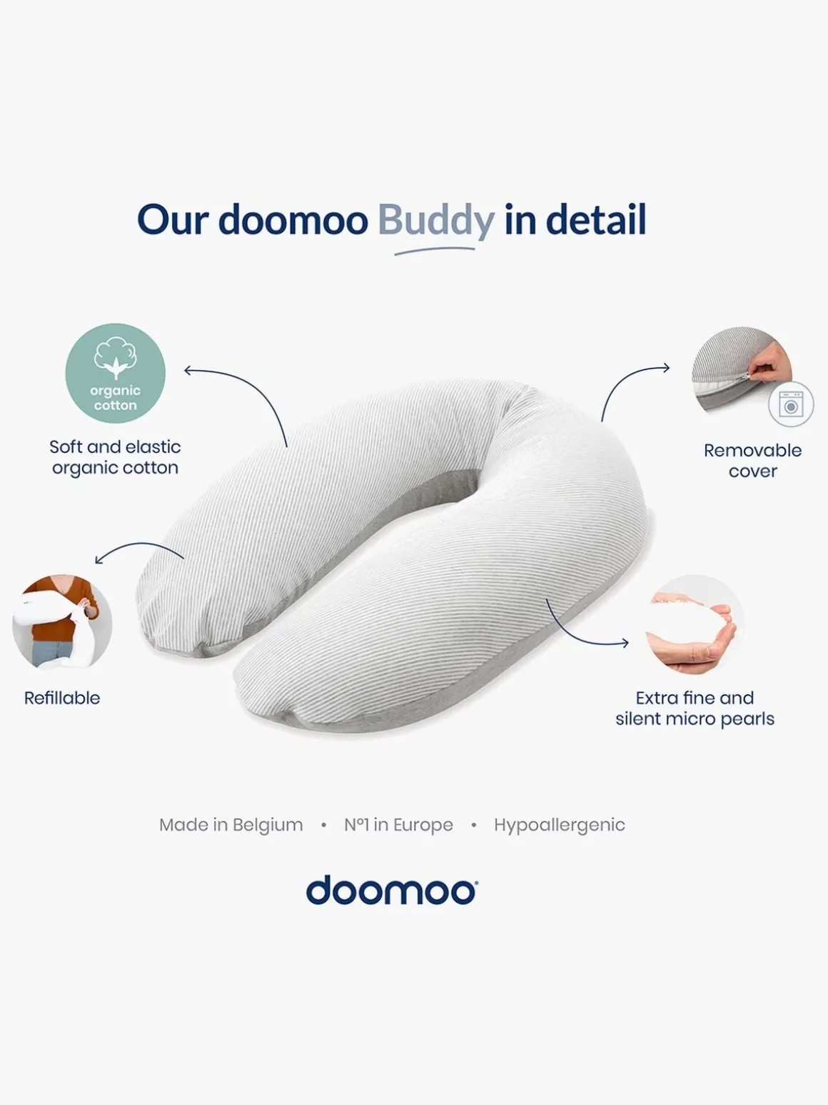 Doomoo Amme- & Graviditetspude Buddy, Skov