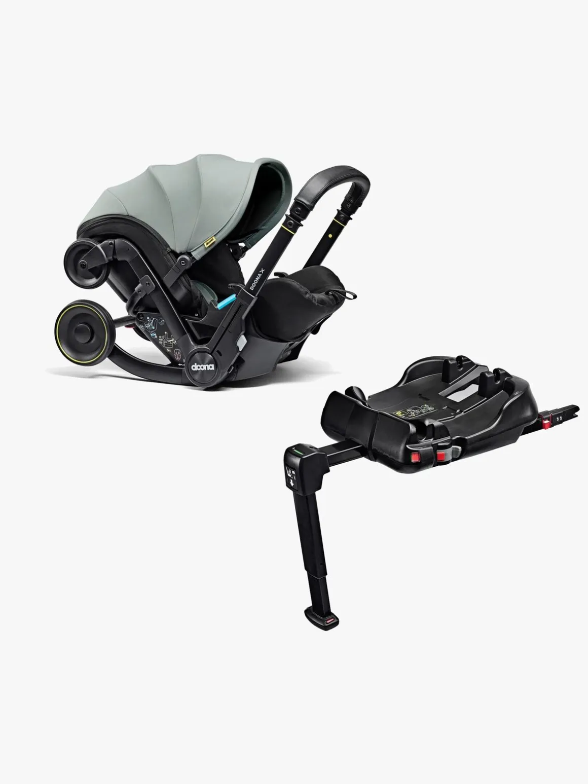 Doona X Autostol Baby inkl. ISOFIX-base, Dusty Sage