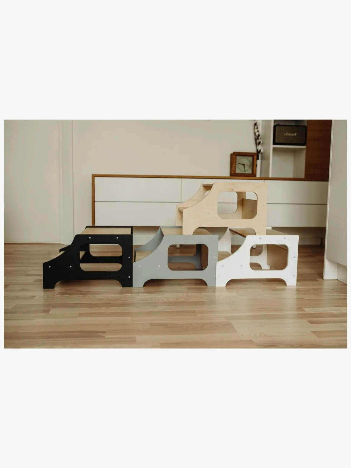 Duck Woodworks Skammel, Hvid