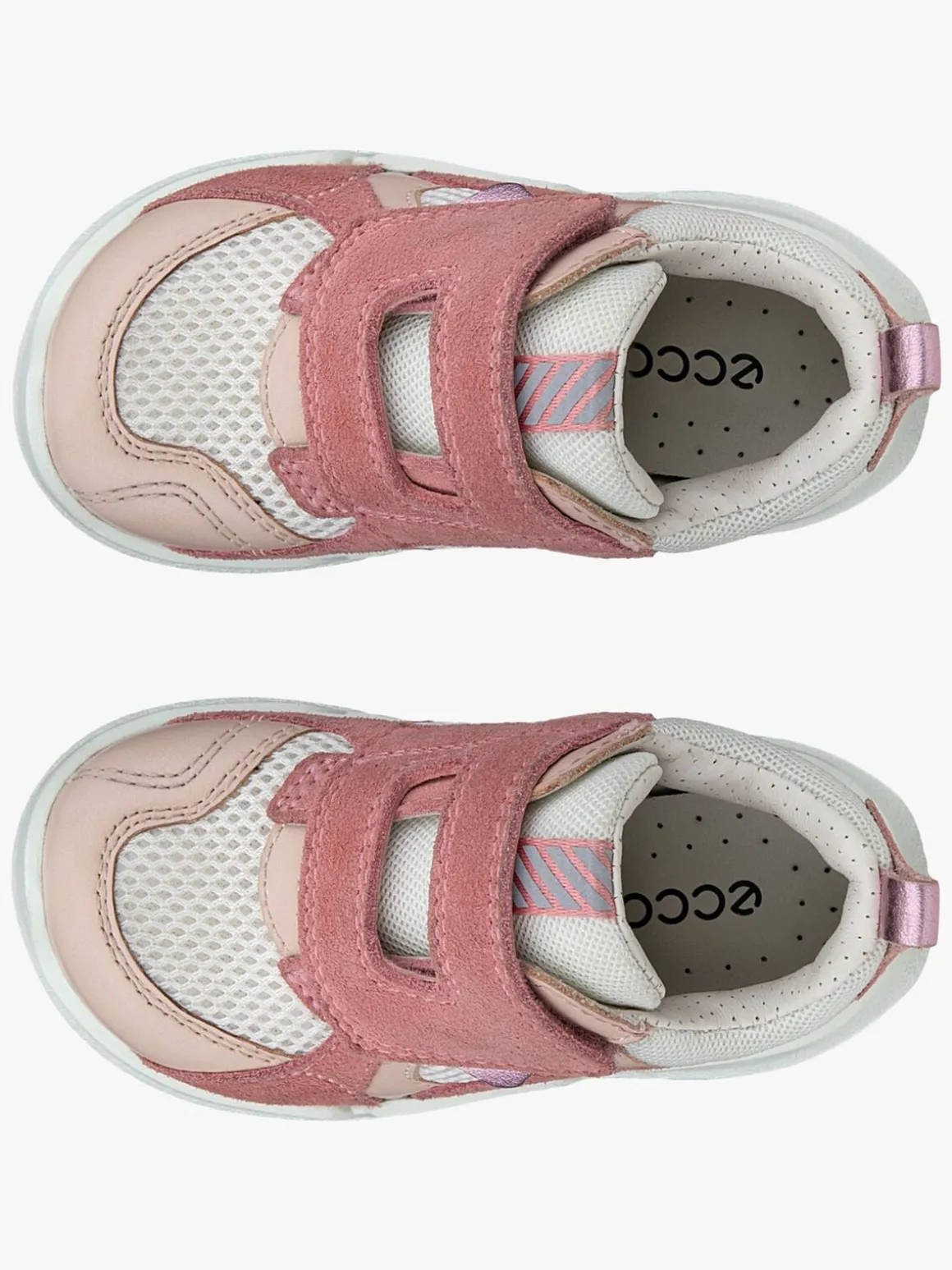 Ecco Biom 2.2 Infant Sneakers, Rose Dust/Old Rose/White