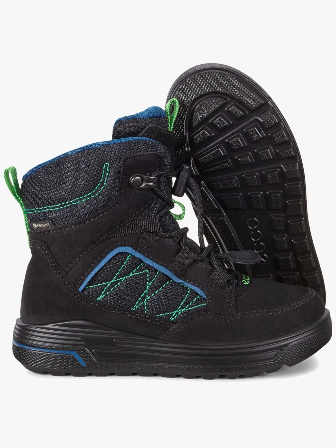 ECCO Urban Snowboarder Støvler, Black/Poseidon
