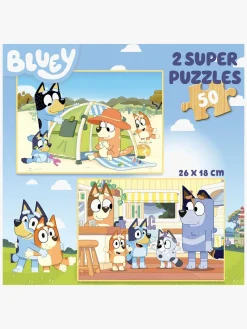 Educa Bluey Træpuslespil 2x50 Brikker