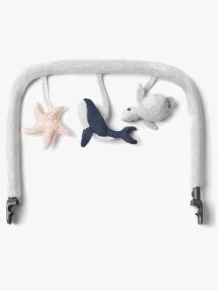 Ergobaby Evolve 3-in-1 Skråstol inkl. legetøjsbøjle, Light Grey