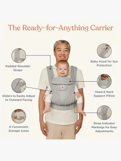 Ergobaby Omni Deluxe Bæresele Mesh, Canyon Clay