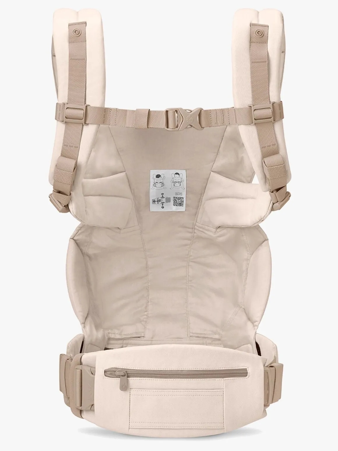 Ergobaby Omni Deluxe Bæresele Cotton, Natural Beige