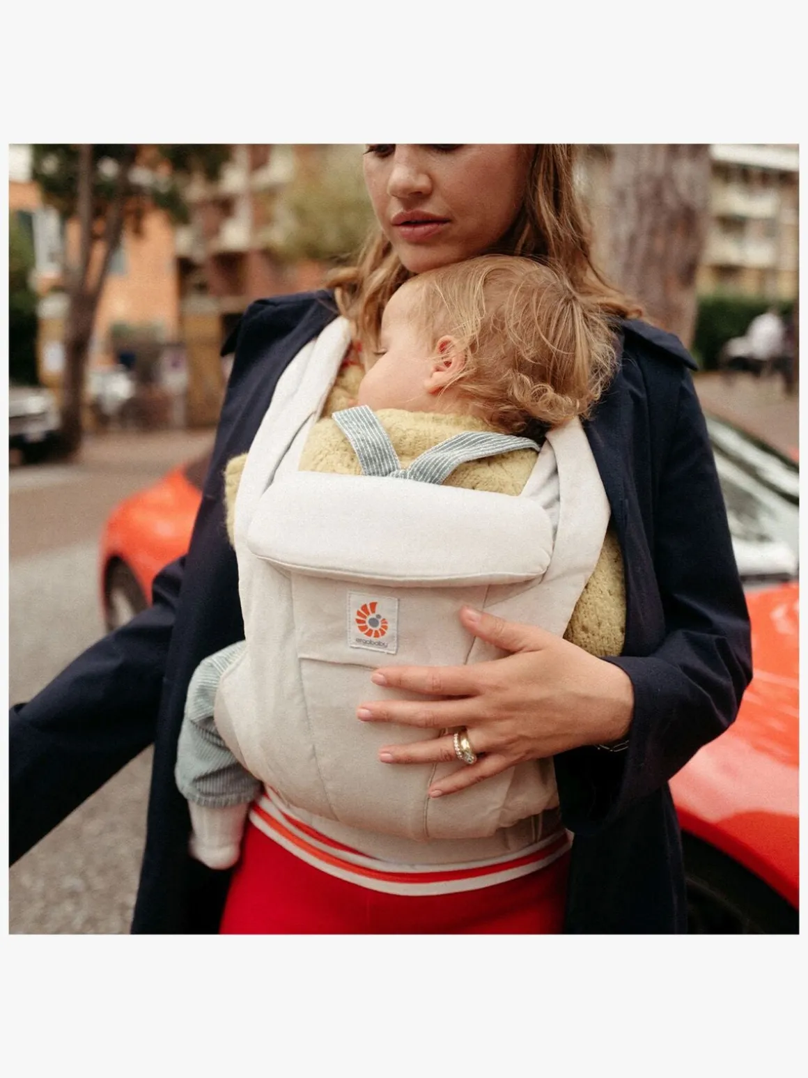 Ergobaby Omni Deluxe Bæresele Cotton, Natural Beige