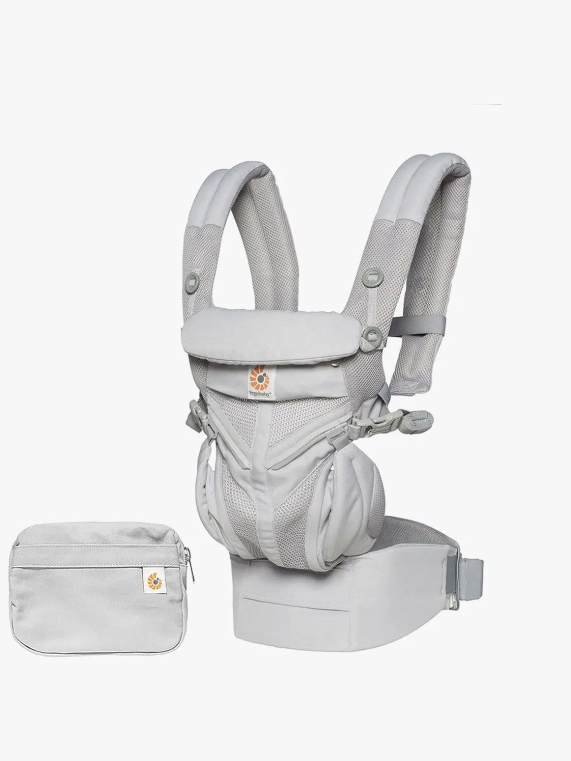 Ergobaby Omni 360 Cool Air Bæresele inkl. Regnslag, Grå