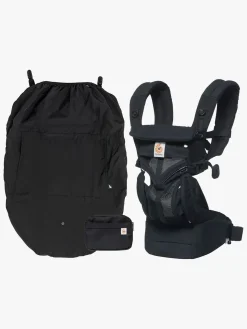Ergobaby Omni 360 Cool Air Bæresele inkl. Regnslag, Sort